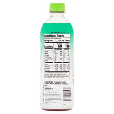Harmless Harvest Organic Coconut Water with Aloe Pulp, 16 fl oz - Fairway