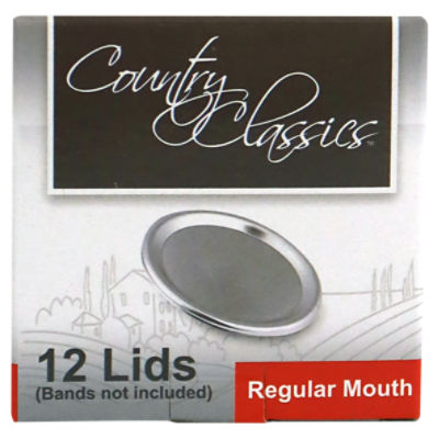 Country Classics Regular Mouth Lids, 12 count