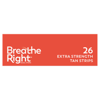  Breathe Right Nasal Strips to Stop Snoring, Drug-Free, Calming  Lavender, 26 Count (Pack of 1) & Breathe Right Extra Tan Drug-Free Nasal  Strips for Nasal Congestion Relief, 44 Count : Health