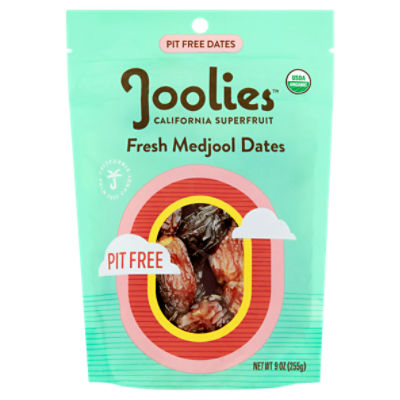 Joolies Pit Free Fresh Medjool Dates, 9 oz