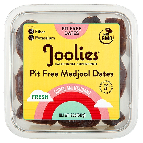 Joolies Fresh Pit Free Medjool Dates, 12 oz