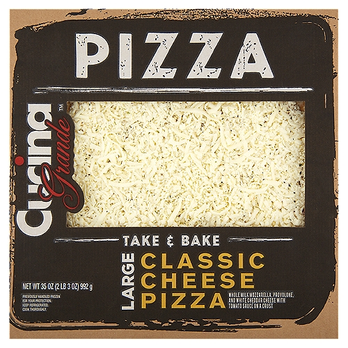 Cucina Grande Take & Bake Large Classic Cheese Pizza, 35 oz