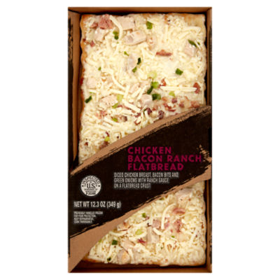 Great Kitchens Chicken Bacon Ranch Flatbread, 12.9 oz, 12.3 Ounce