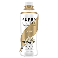 Super Coffee Vanilla Latte Enhanced Coffee, 32 fl oz, 32 Fluid ounce