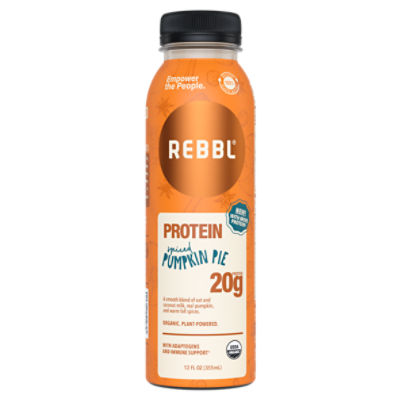REBBL Protein Spiced Pumpkin Pie Drink, 12 fl oz