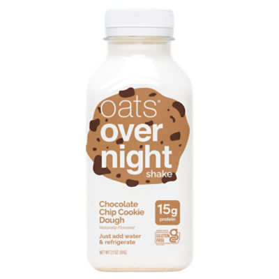 Oats Overnight Chocolate Chip Cookie Dough Shake, 2.1 oz