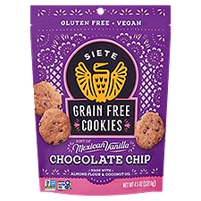 Siete Grain Free Chocolate Chip Cookies, 4.5 oz