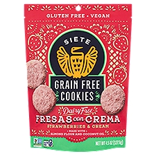 Siete Grain Free Strawberries & Cream Cookies, 4.5 oz