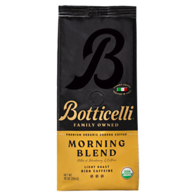 Botticelli Morning Blend Light Roast Coffee, 10 oz, 10 Ounce