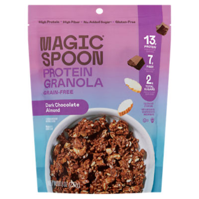 Magic Spoon Dark Chocolate Almond Protein Granola, 8 oz