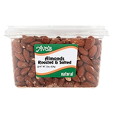 Ava's Natural Roasted & Salted Almonds, 22 oz