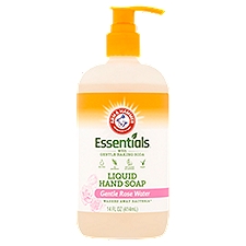 Arm & Hammer Essentials Gentle Rose Water Liquid Hand Soap, 14 fl oz