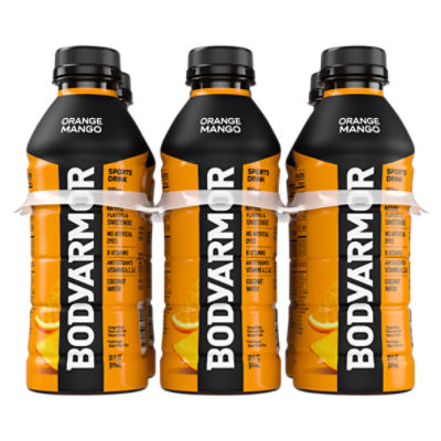 BODYARMOR Sports Drink Orange Mango, 20 oz, 6 count ShopRite