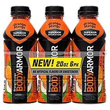 BODYARMOR Sports Drink Orange Mango, 20 oz, 6 count