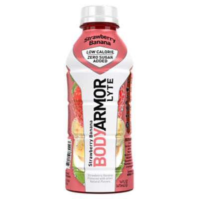 BODYARMOR LYTE Sports Drink Strawberry Banana, 16 fl oz, 16 Fluid ounce
