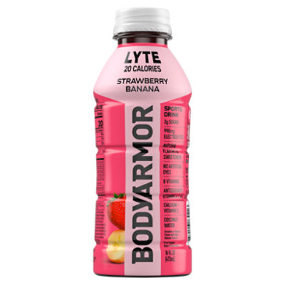 BODYARMOR LYTE Sports Drink Strawberry Banana, 16 fl oz, 16 Fluid ounce