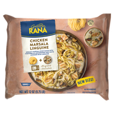 Giovanni Rana Chicken Marsala Linguine, 12 oz, 12 Ounce