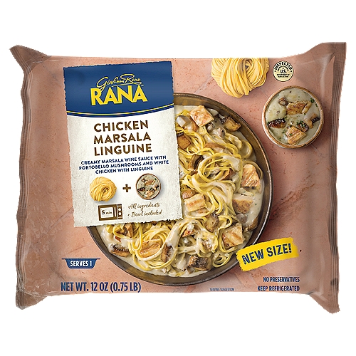 Giovanni Rana Chicken Marsala Linguine, 12 oz