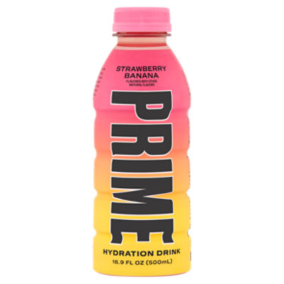 Prime Strawberry Banana Flavored Hydration Drink, 16.9 fl oz