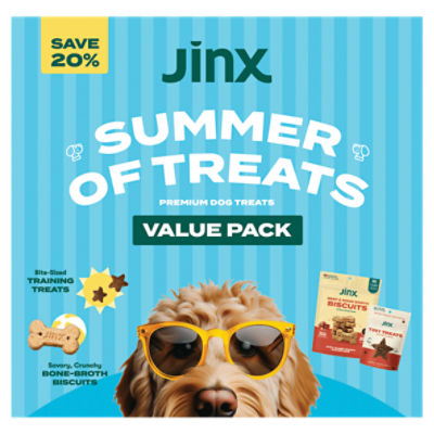 Jinx Summer of Treats Premium Dog Treats Value Pack