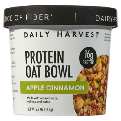 Daily Harvest Gluten-Free Apple Cinnamon Protein Oat Bowl, 5.3 oz