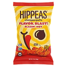 Hippeas Blast! Blazin' Hot Flavored Chickpea Puffs, 3.75 oz