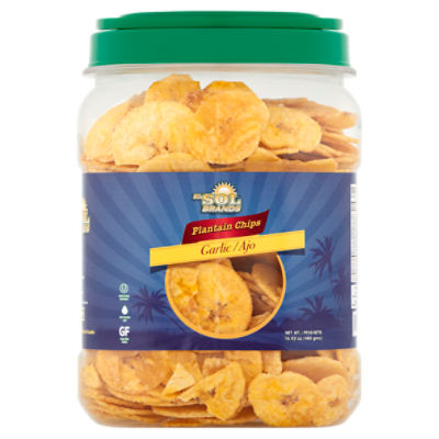 El Sol Garlic Plantain Chips, 16.93 oz