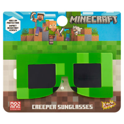 Sun-Staches Minecraft Creeper Sunglasses