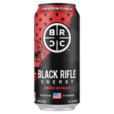 Black Rifle Energy Zero Sugar Freedom Punch Energy Drink, 16 fl oz