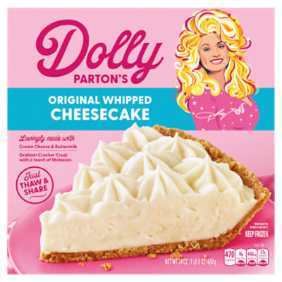 Dolly Parton's Original Whipped Cheesecake, Thaw-and-Serve, Frozen 24 oz.