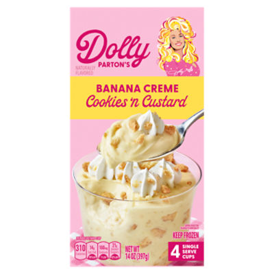 Dolly Parton's Banana Creme Cookies 'n Custard, 4 count, 14 oz