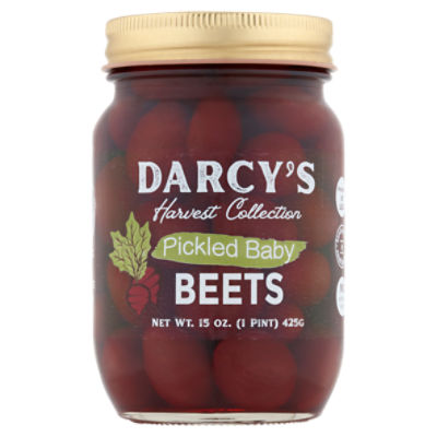 Darcy's Pickled Baby Beets, 15 oz
