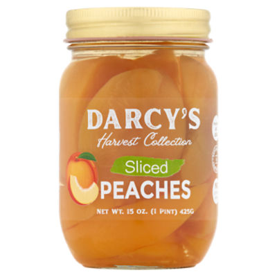 Darcy's Sliced Peaches, 15 oz
