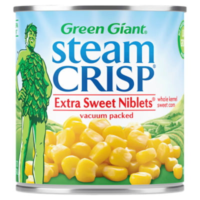 Green Giant Steam Crisp Extra Sweet Niblets Whole Kernel Sweet Corn, 11 oz