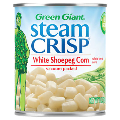 Green Giant Steam Crisp White Shoepeg Whole Kernel Corn, 7 oz