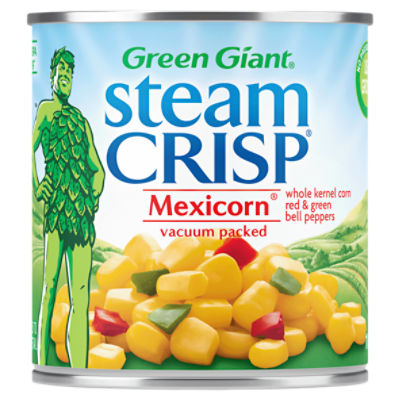 Green Giant Steam Crisp Mexicorn Whole Kernel Corn Red & Green Bell Peppers, 11 oz, 11 Ounce