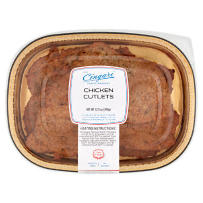 Cingari Family Markets Chicken Cutlets, 12.0 oz