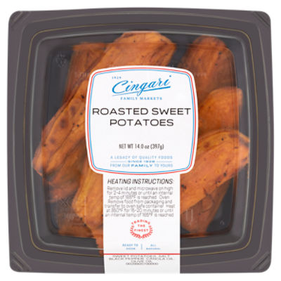 Cingari Family Markets Roasted Sweet Potatoes, 14.0 oz