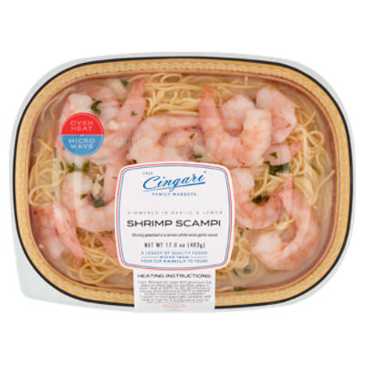 Cingari Family Markets Shrimp and Scallop Scampi