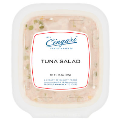 Cingari Family Markets Tuna Salad, 14.0 oz