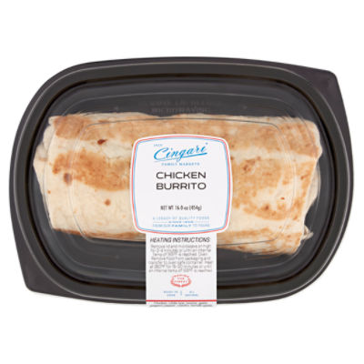 Cingari Family Markets Chicken Burrito - Sold Cold, 16 oz