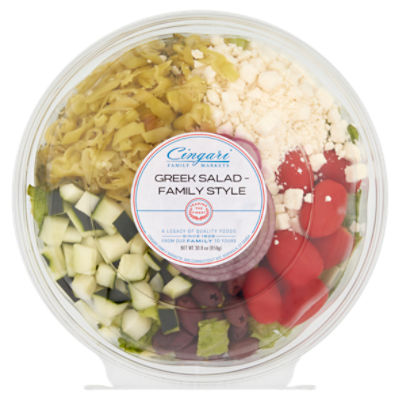 Cingari Family Markets Family Style Greek Salad, 30.0 oz