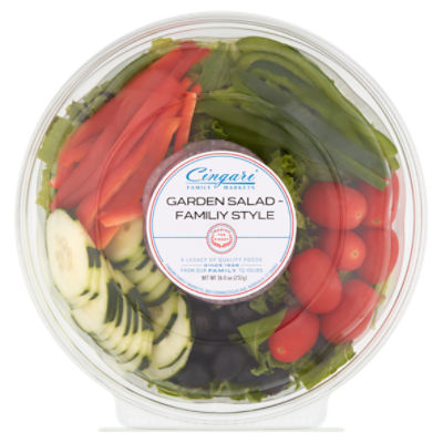 Cingari Family Markets Familiy Style Garden Salad, 26.0 oz