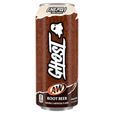 Ghost A&W Zero Sugar Root Beer Energy Drink, 16 fl oz
