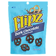 Flipz Dark Chocolate, Covered Pretzels, 6.5 Ounce
