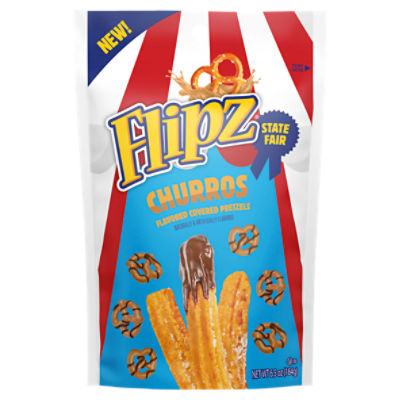 Flipz State Fair Churros Flavored Covered Pretzels, 6.5 oz