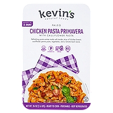 Kevin's Natural Foods Paleo with Cauliflower Pasta, Chicken Pasta Primavera, 26 Ounce