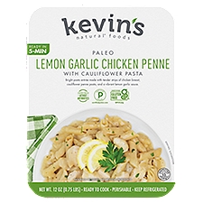 Kevin's Natural Foods Paleo Lemon Garlic Chicken Penne with Cauliflower Pasta, 12 oz