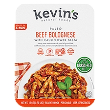 Kevin's Natural Foods Paleo Beef Bolognese with Cauliflower Pasta, 12 oz, 12 Ounce