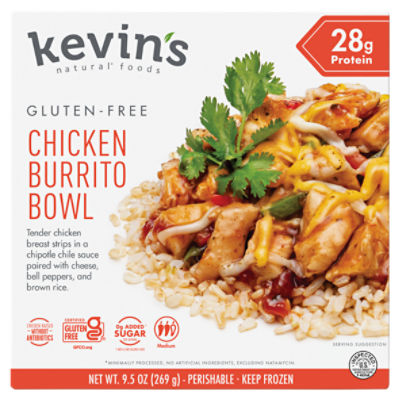 Kevin's Natural Foods Chicken Burrito Bowl, 9.5 oz